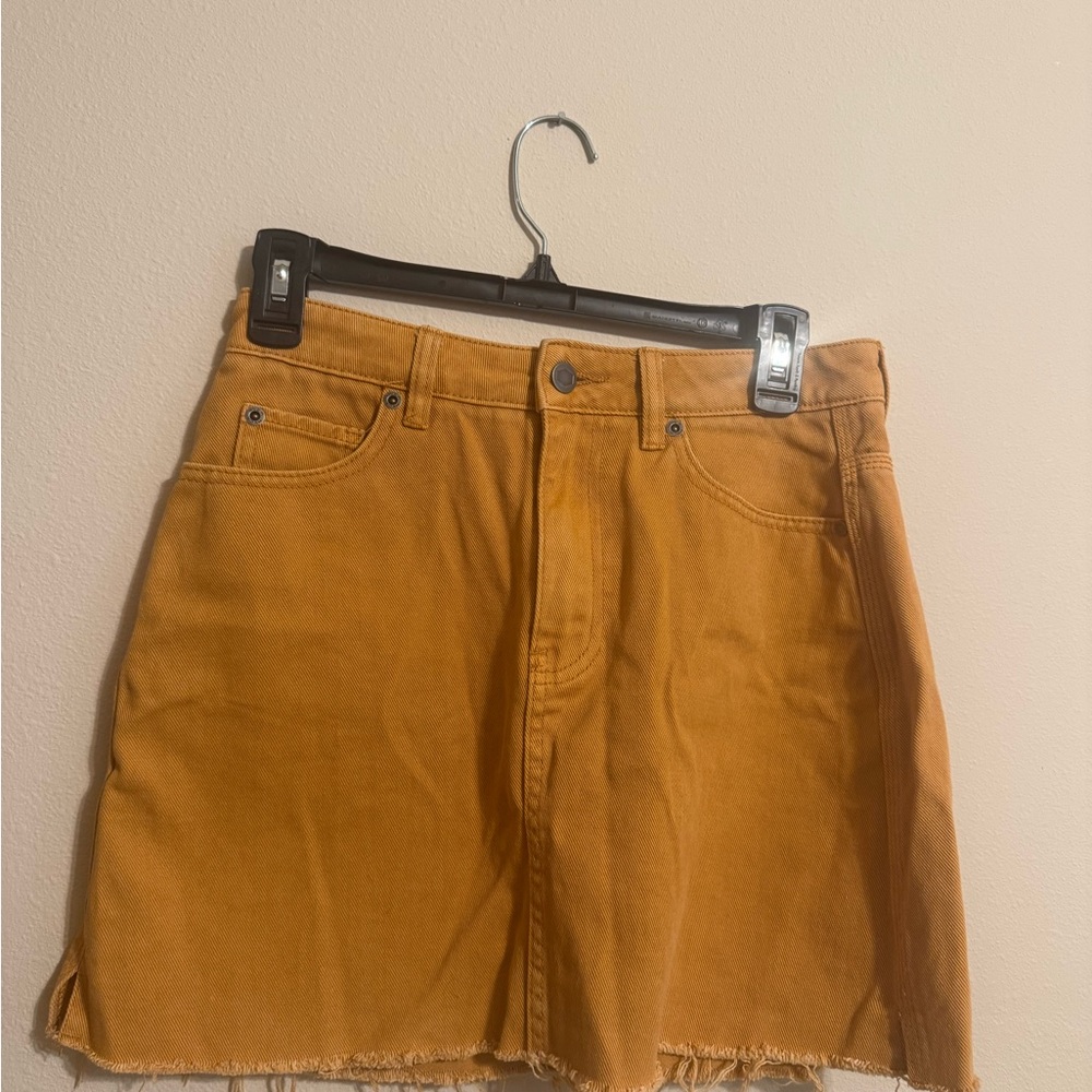 RVCA Orange Mini Skirt - Size 28
